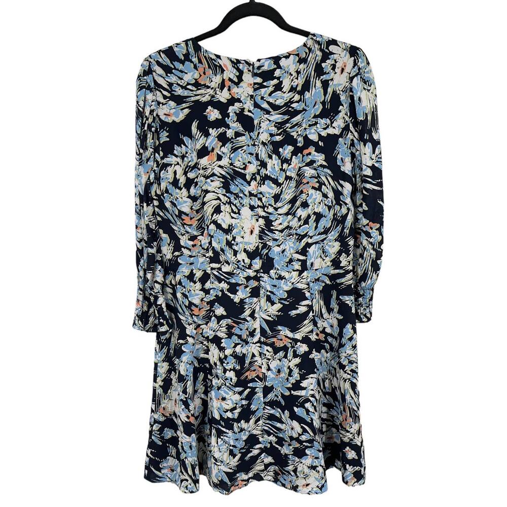 Reiss dress Annie floral print minidress blue size 10 - Picture 4 of 5